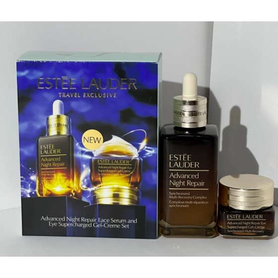 Estée Lauder Advanced Night Repair Face Serum and Eye Supercharged Gel-Creme Set-100+15ml